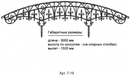 КОВАНЫЕ КОЗЫРЬКИ АРТ. 7-19