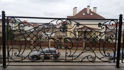 Кованые перила на балкон французская неоклассика Ново-Глаголево