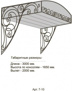 КОВАНЫЕ КОЗЫРЬКИ АРТ. 7-10